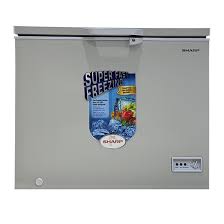SHARP SCF-K320X-BK2/SCF-K320X-SL2 Chest Freezer 230 Liter Black/Silver